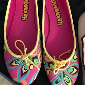 Loudmouth Multicolored ballets yellow Trim